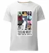 Мужская премиум футболка Taylor Swift The Eras tour Белый фото