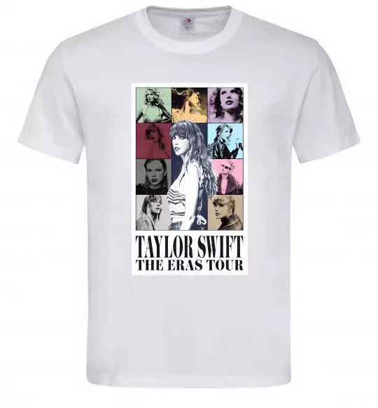 Чоловіча футболка Taylor Swift The Eras tour Білий фото
