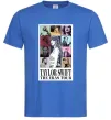 Чоловіча футболка Taylor Swift The Eras tour Яскраво-синій фото