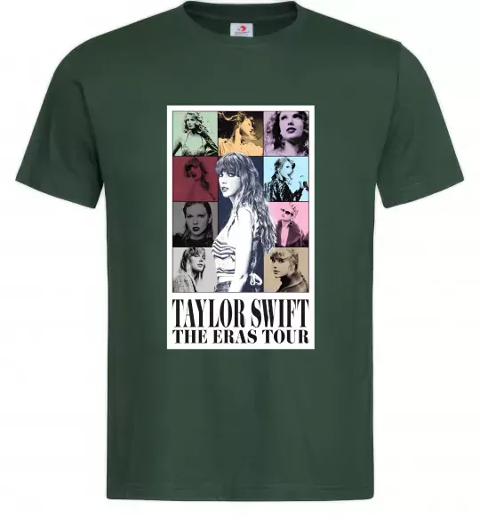Чоловіча футболка Taylor Swift The Eras tour Темно-зелений фото