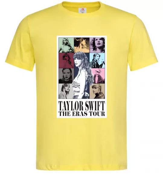 Чоловіча футболка Taylor Swift The Eras tour Лимонний фото