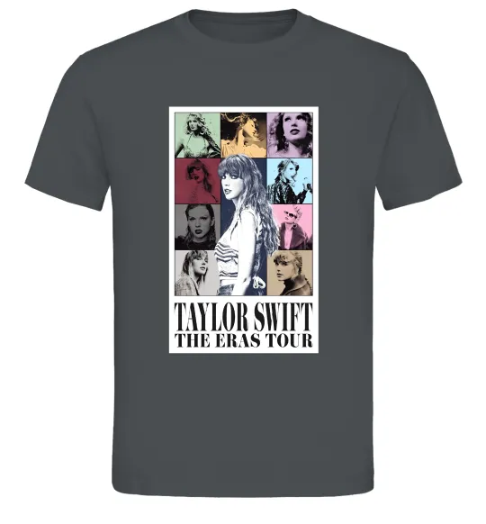Чоловіча футболка Taylor Swift The Eras tour Графіт фото