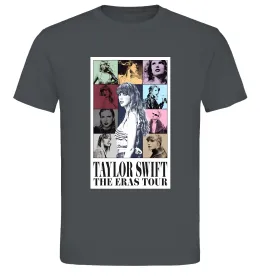 Мужская футболка Taylor Swift The Eras tour Графит фото