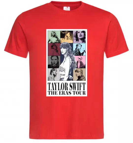 Чоловіча футболка Taylor Swift The Eras tour Червоний фото