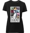 Женская премиум футболка Taylor Swift The Eras tour Черный фото