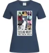 Женская футболка Taylor Swift The Eras tour Темно-синий фото