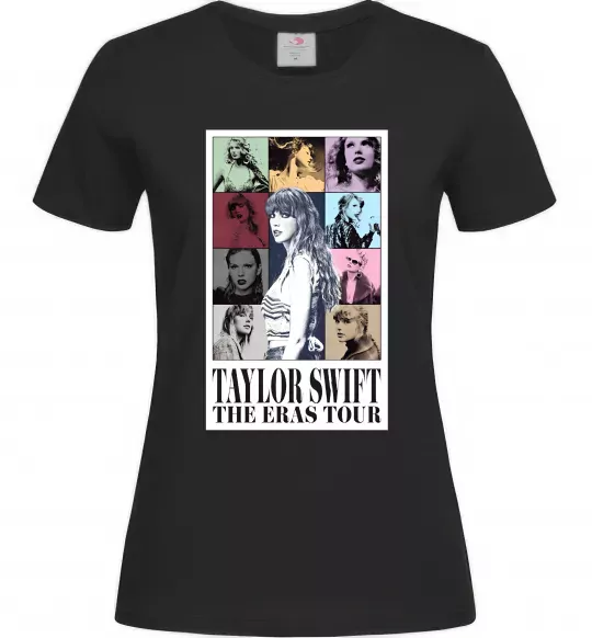 Женская футболка Taylor Swift The Eras tour Черный фото