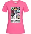 Женская футболка Taylor Swift The Eras tour Ярко-розовый фото