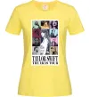 Женская футболка Taylor Swift The Eras tour Лимонный фото