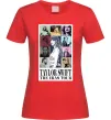 Женская футболка Taylor Swift The Eras tour Красный фото