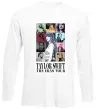 Лонгслив Taylor Swift The Eras tour Белый фото