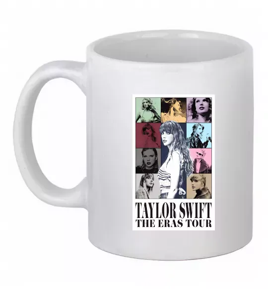 Чашка керамическая Taylor Swift The Eras tour Белый фото