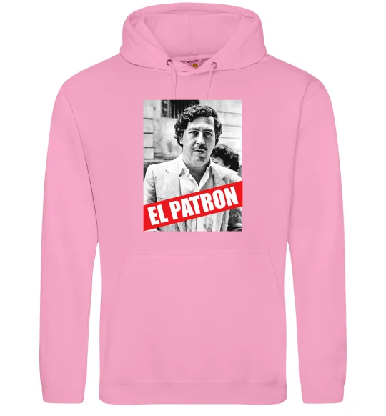 Мужская толстовка (худи) El Patron Розовый фото