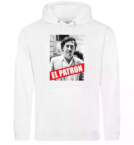 Женская толстовка (худи) El Patron Белый фото