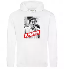 Женская толстовка (худи) El Patron Белый фото