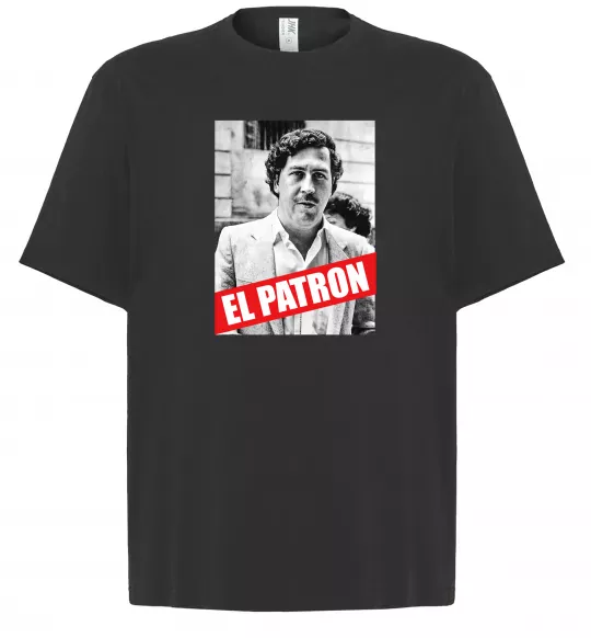 Футболка Оверсайз El Patron Чорний фото