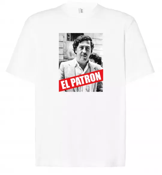 Футболка Оверсайз El Patron Білий фото