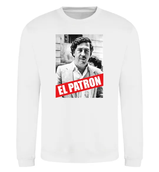 Світшот El Patron Білий фото