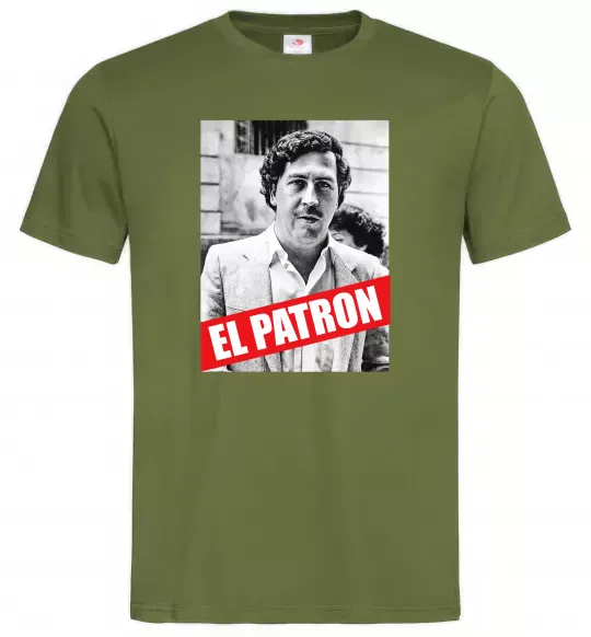 Мужская футболка El Patron Оливковый фото