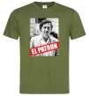 Мужская футболка El Patron Оливковый фото