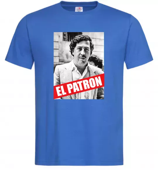 Мужская футболка El Patron Ярко-синий фото