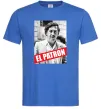 Мужская футболка El Patron Ярко-синий фото