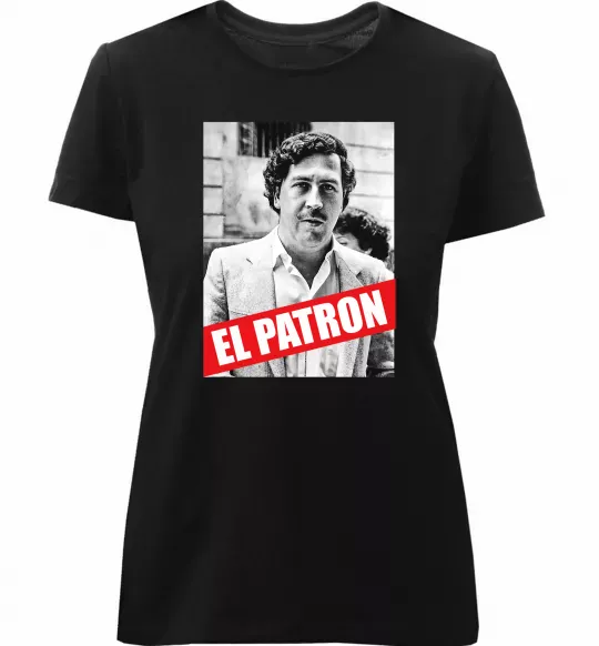 Женская премиум футболка El Patron Черный фото