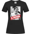 Женская футболка El Patron Черный Женская футболка El Patron Черный фото