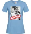 Женская футболка El Patron Голубой Женская футболка El Patron Голубой фото