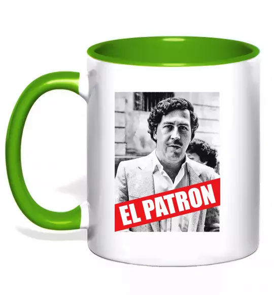 Чашка с цветной ручкой El Patron Зеленый фото