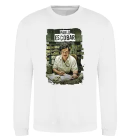 Світшот Escobar Plata o plomo Білий фото