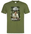 Чоловіча футболка Пабло Ескобар El Patron Оливковий фото