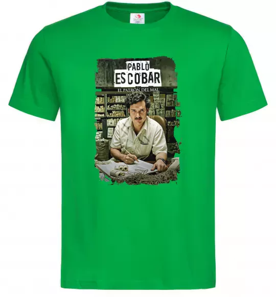 Чоловіча футболка Пабло Ескобар El Patron Зелений фото