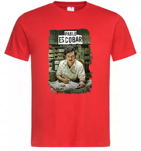Чоловіча футболка Пабло Ескобар El Patron Червоний фото