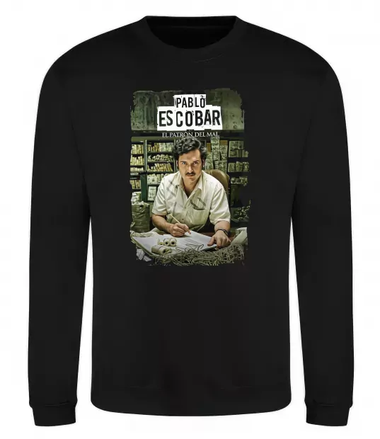 Свитшот Пабло Ескобар El Patron Черный фото