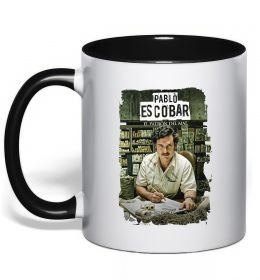 Чашка с цветной ручкой Пабло Ескобар El Patron