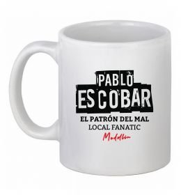 Чашка керамічна Pablo Escobar El Patron local fanatic