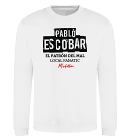 Світшот Escobar Plata o plomo Білий фото