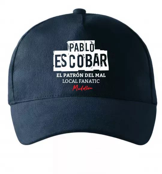 Кепка Pablo Escobar El Patron local fanatic Темно-синій фото