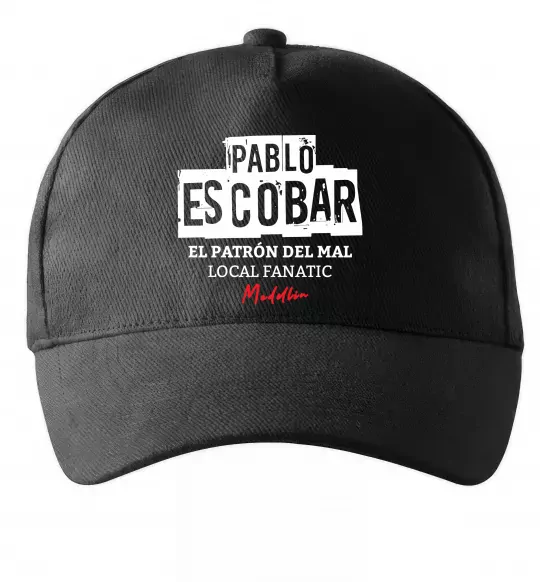 Кепка Pablo Escobar El Patron local fanatic Чорний фото