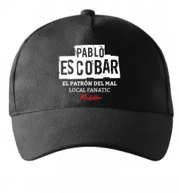 Кепка Pablo Escobar El Patron local fanatic Черный фото