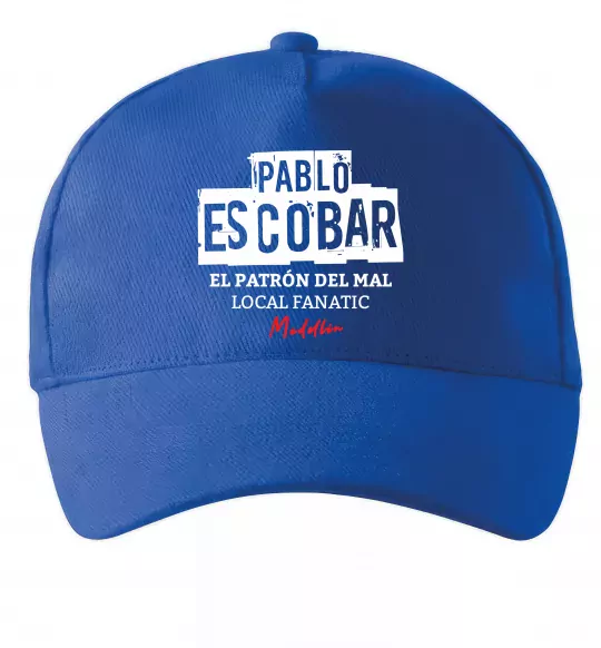Кепка Pablo Escobar El Patron local fanatic Яскраво-синій фото