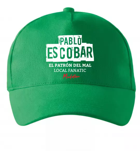 Кепка Pablo Escobar El Patron local fanatic Зелений фото