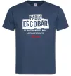 Чоловіча футболка Pablo Escobar El Patron local fanatic Темно-синій фото