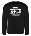 Світшот Pablo Escobar El Patron local fanatic Чорний фото
