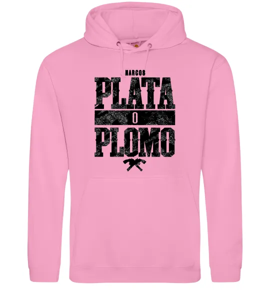 Женская толстовка (худи) Plata o Plomo Розовый фото