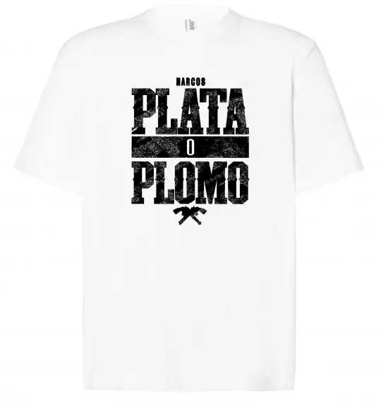 Футболка Оверсайз Plata o Plomo Білий фото
