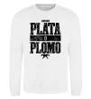 Світшот Plata o Plomo Білий фото