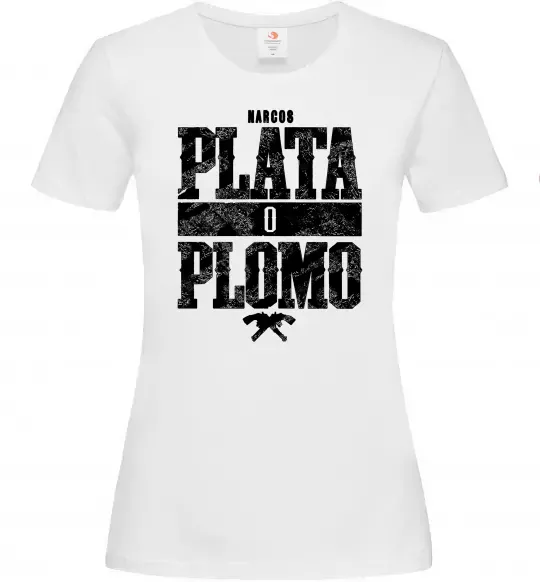 Жіноча футболка Plata o Plomo Білий фото