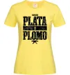 Жіноча футболка Plata o Plomo Лимонний Жіноча футболка Plata o Plomo Лимонний фото